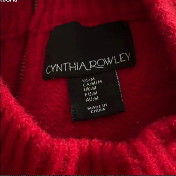 Cynthia Rowley wool sweater - Picture 7 of 7